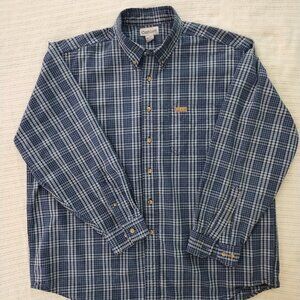 Carhartt Men's S94 Work Shirt - PLAID - XL (VGC)